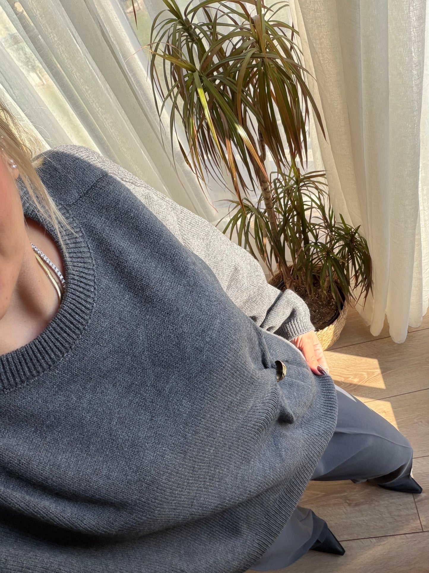 BİSİKLET YAKA KAZAK