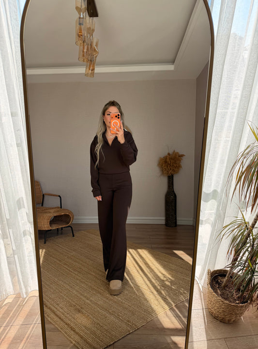 KAHVERENGİ MODAL TAKIM