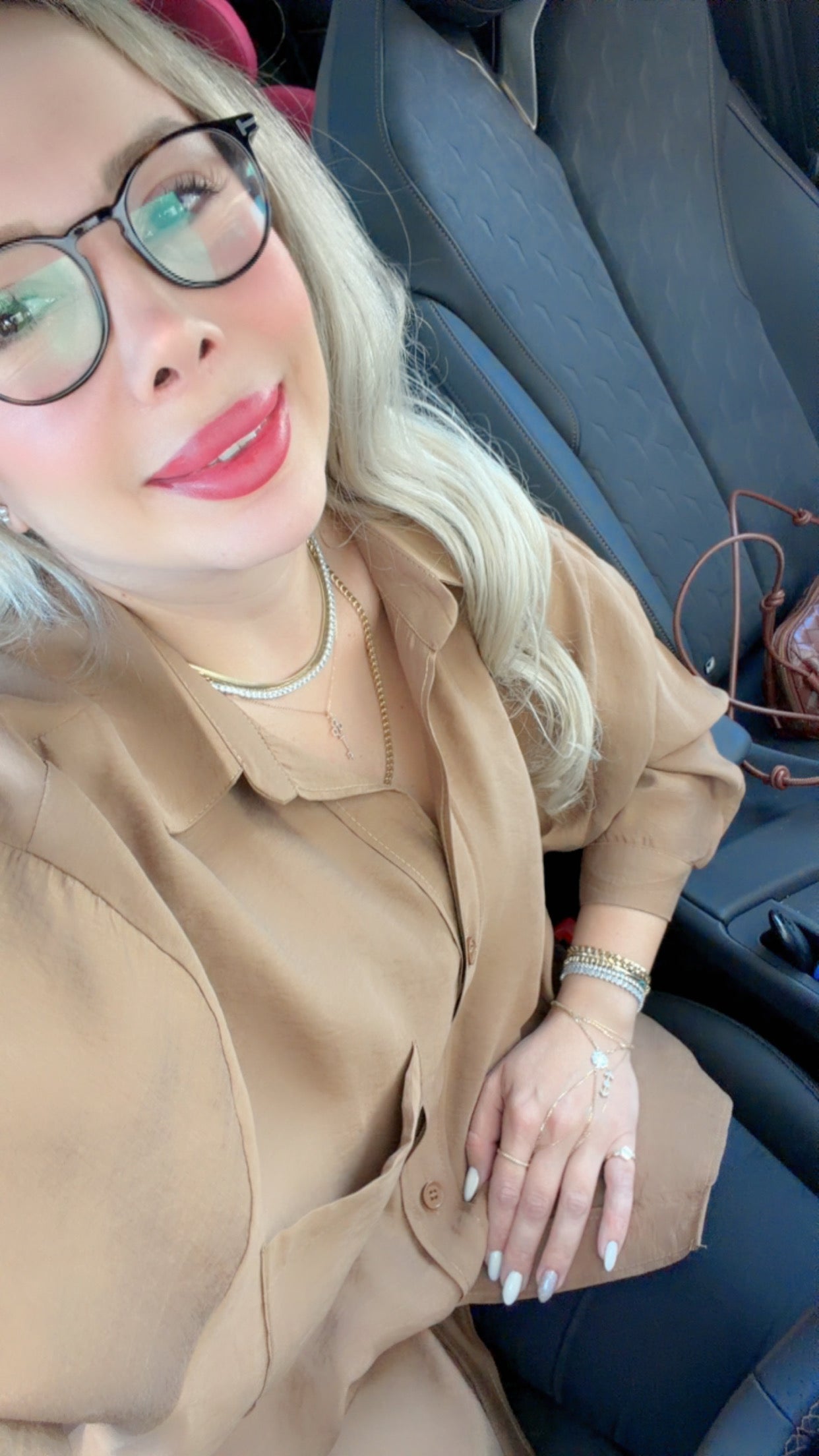 CAMEL RENK TENSEL GÖMLEK