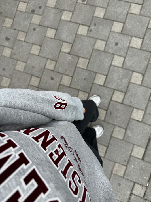 ARKASI ŞERİT DETAYLI SWEATSHIRT