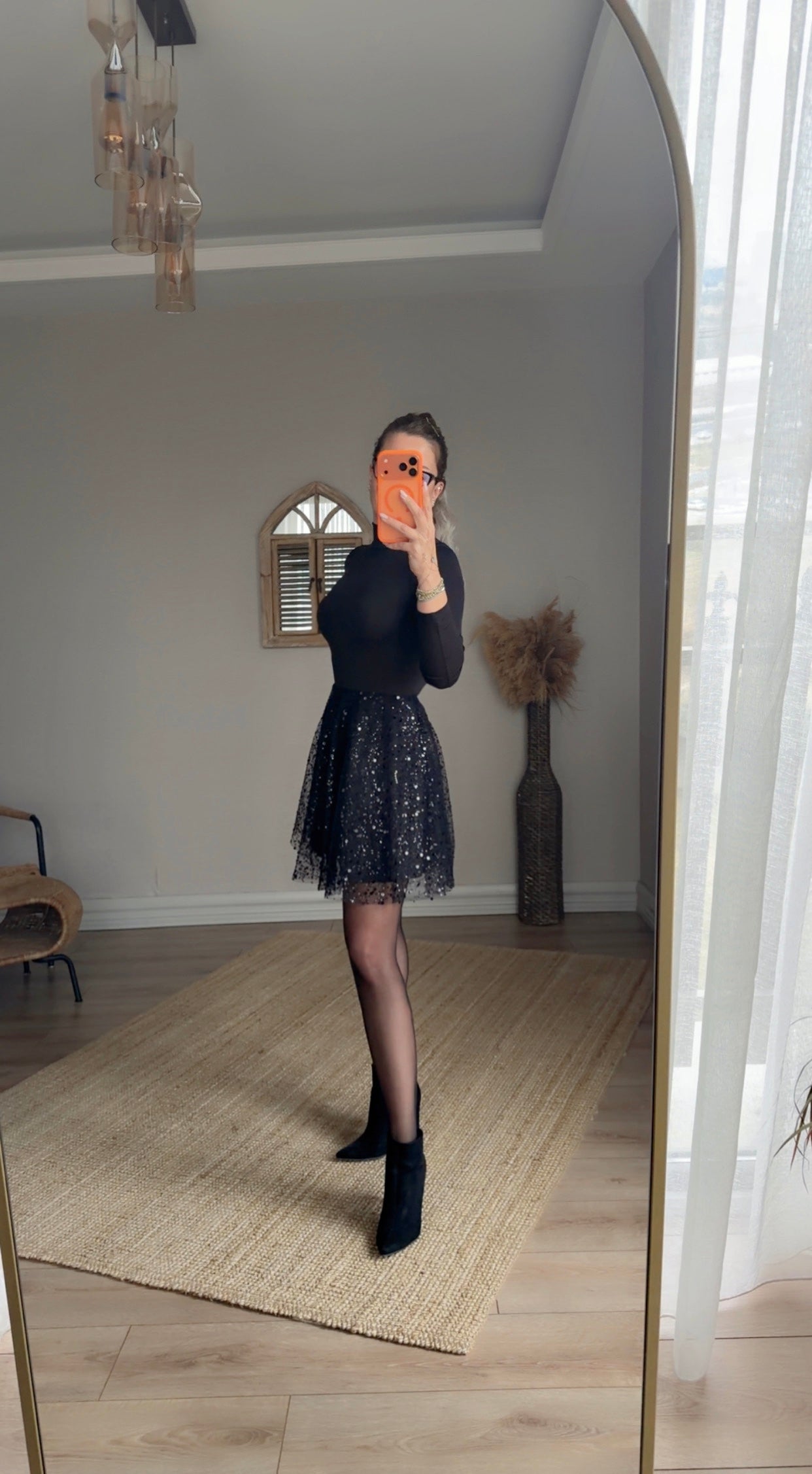 PULLU İNCİLİ ETEK