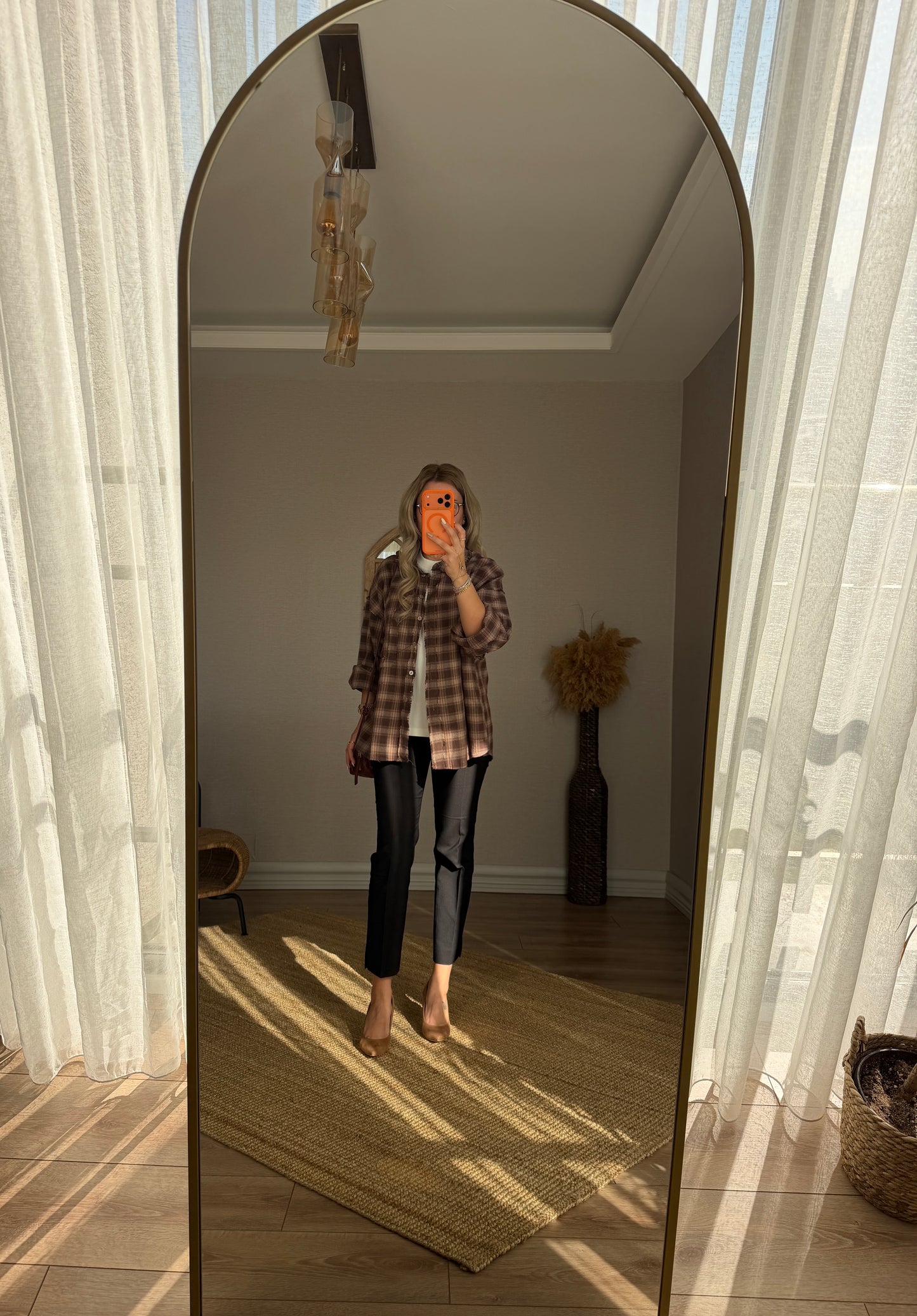 LAZER KESİM ODUNCU GÖMLEĞİ