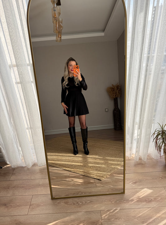 SİYAH TRANSPARAN BLUZ