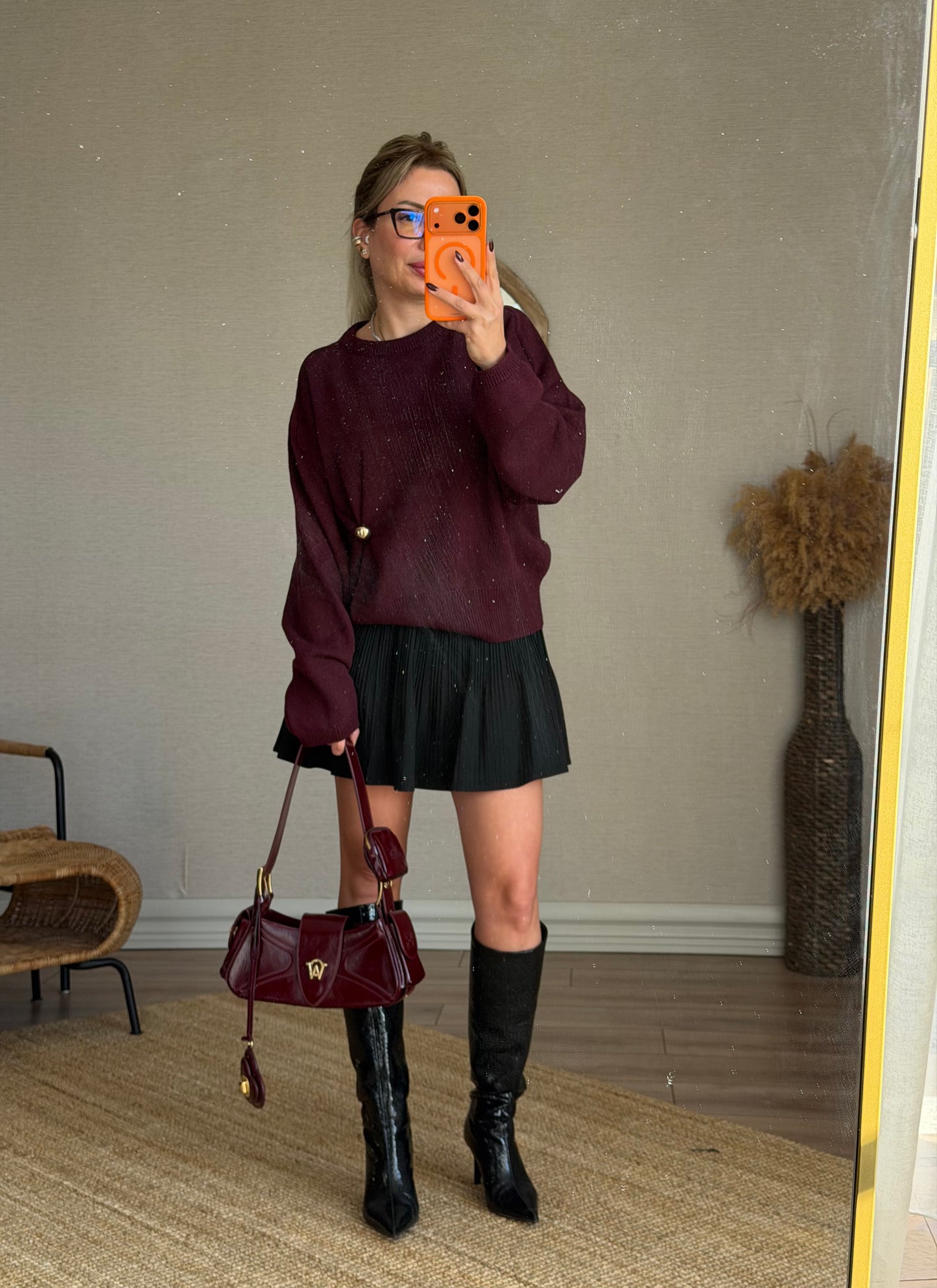 BİSİKLET YAKA KAZAK