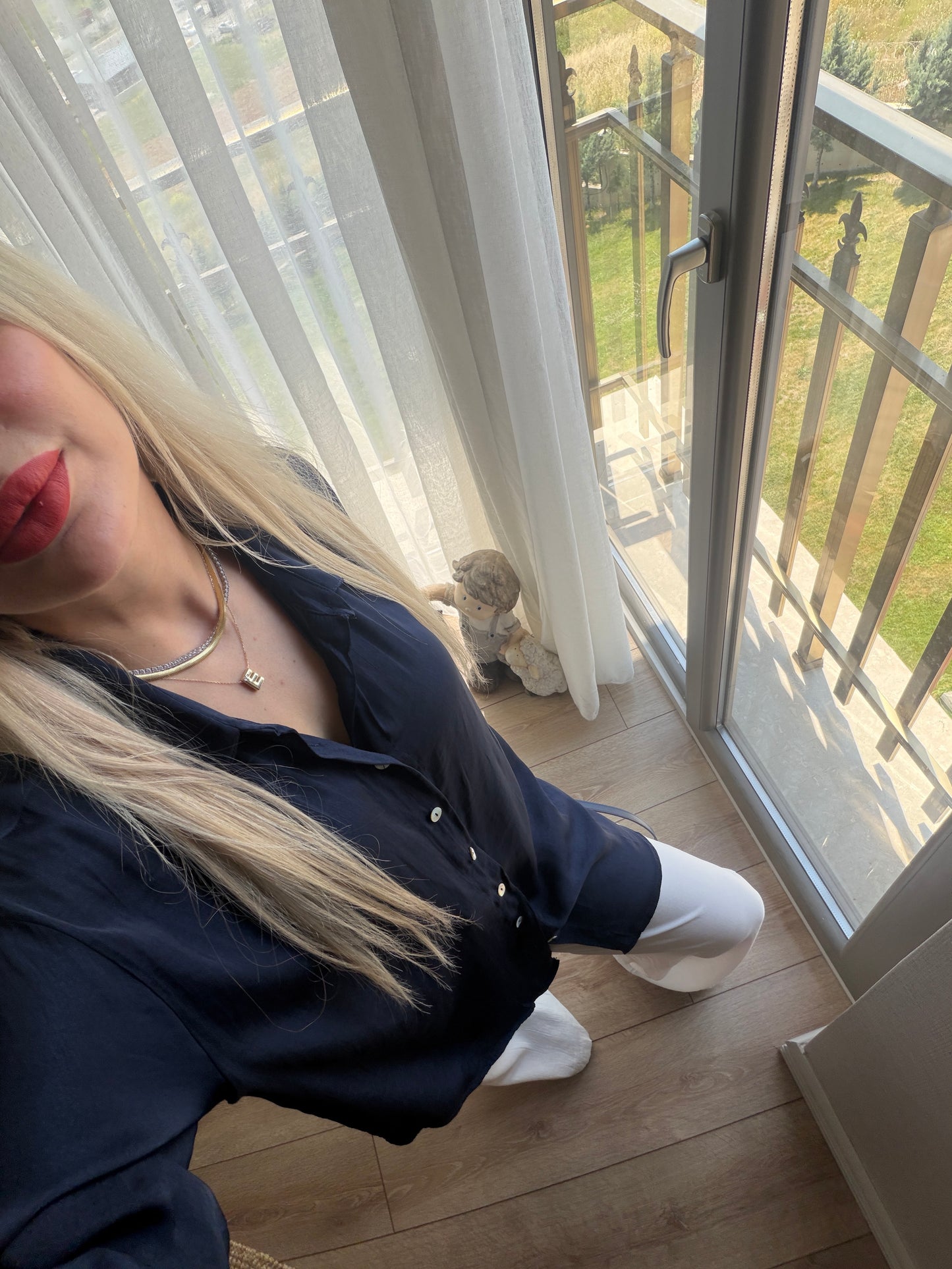 LACİVERT TENSEL GÖMLEK