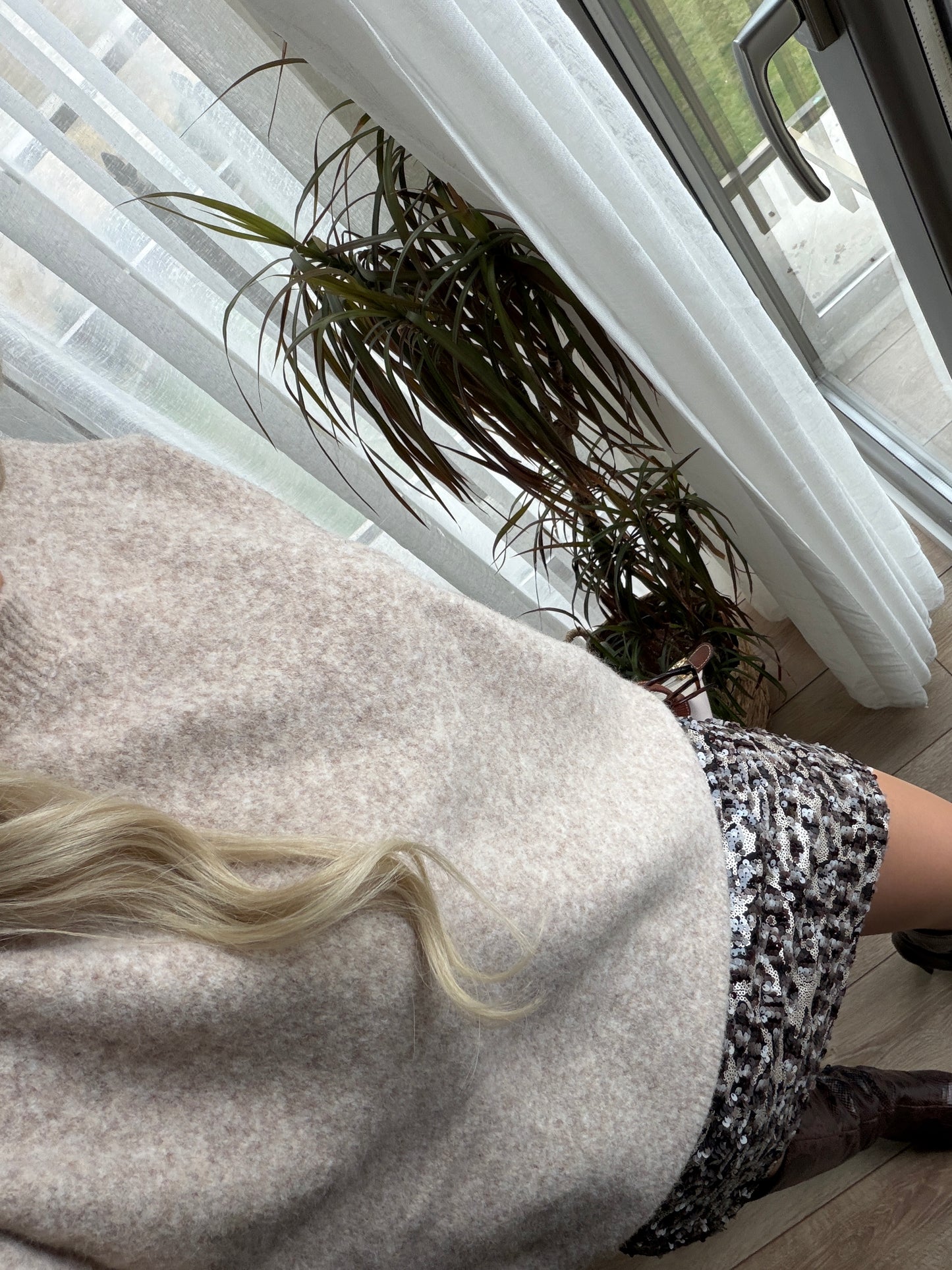 DİLVİN KREM BİSİKLET YAKA KAZAK