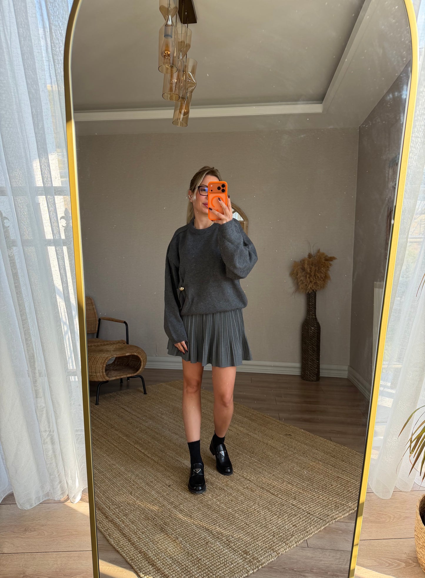 BİSİKLET YAKA KAZAK