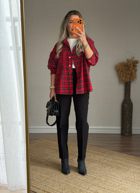 SİYAH HAVUÇ KESİM PANTOLON