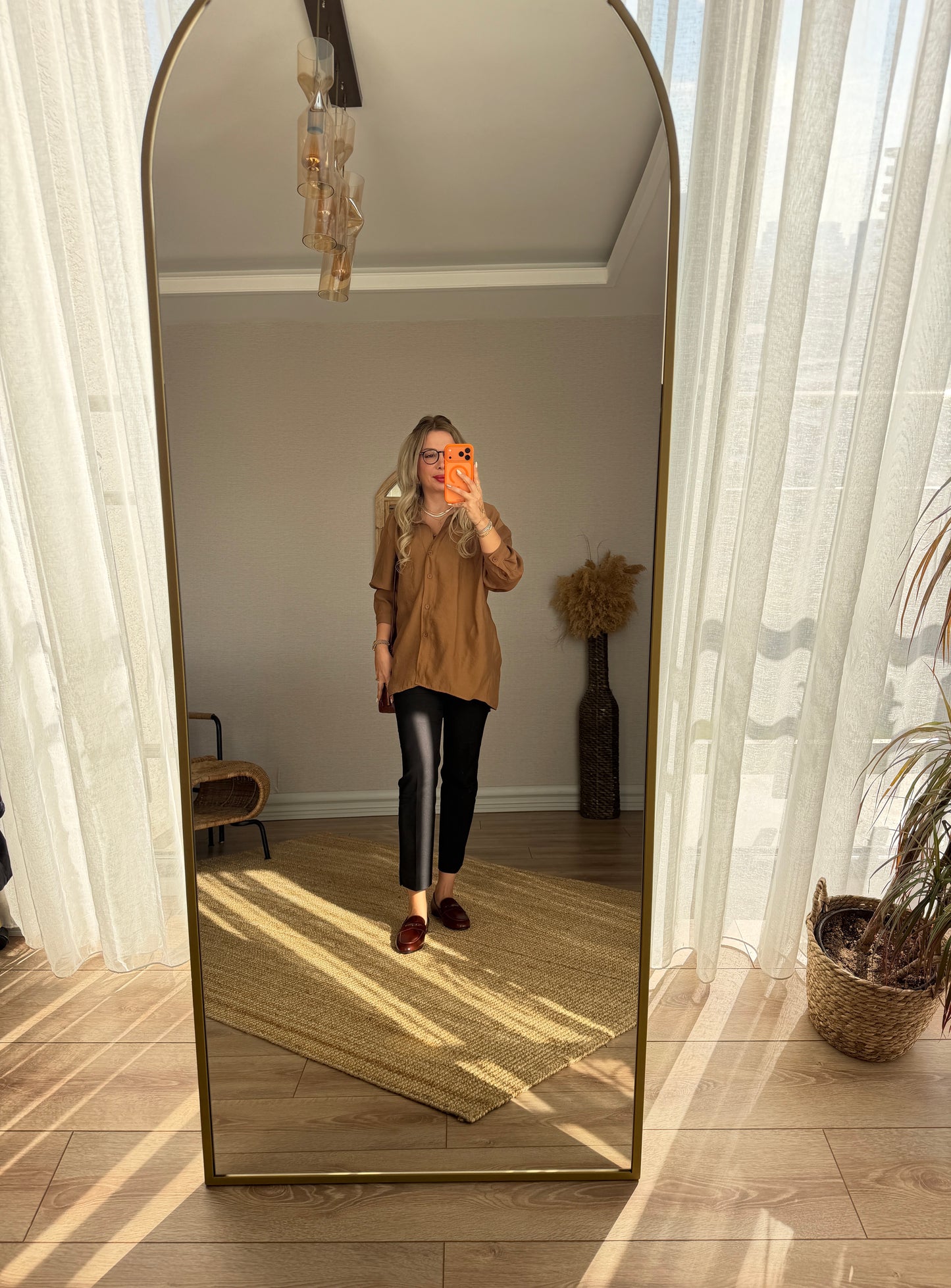 KOYU YEŞİL TENSEL GÖMLEK