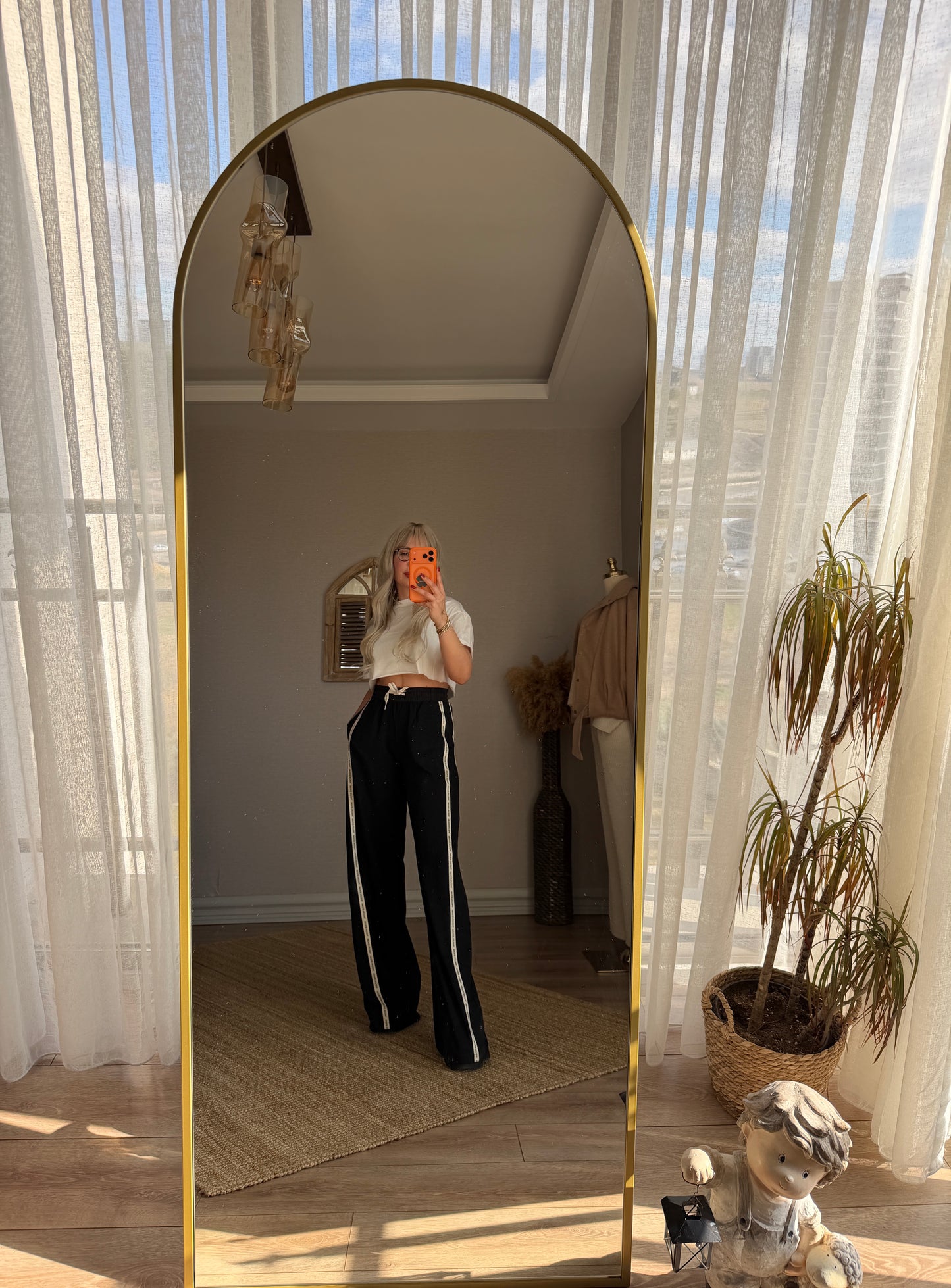 QUZU CROP BEYAZ TİŞÖRT