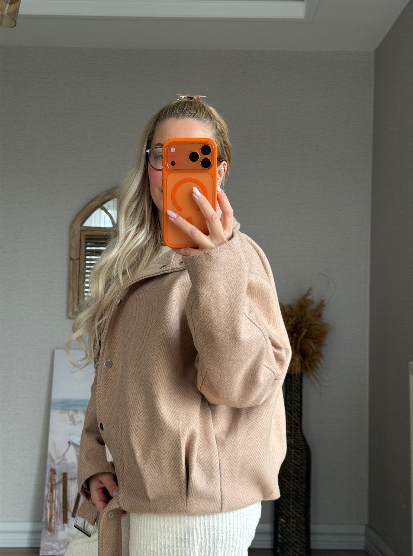 BALIKSIRTI KISA KAŞE KABAN