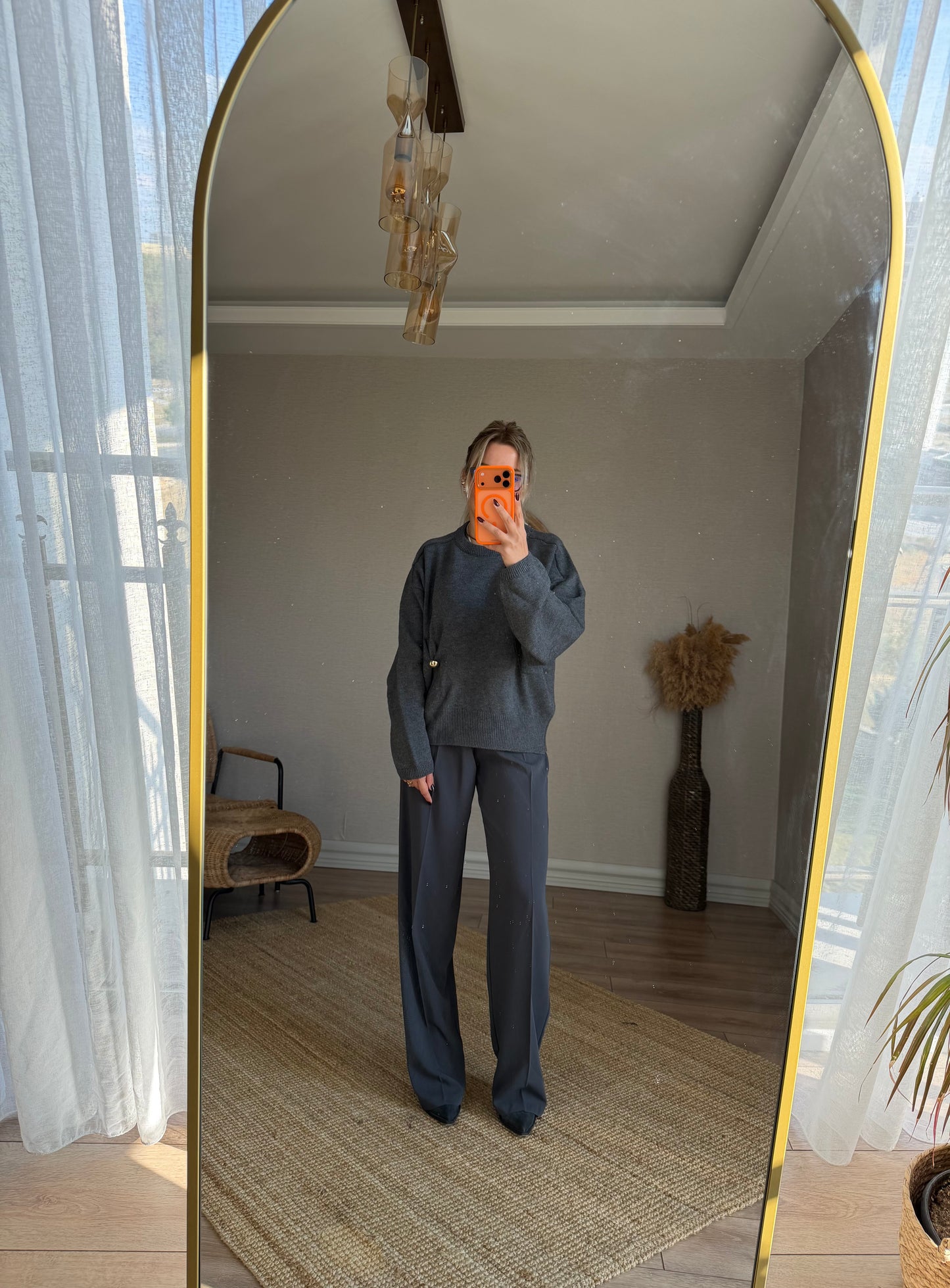 BİSİKLET YAKA KAZAK