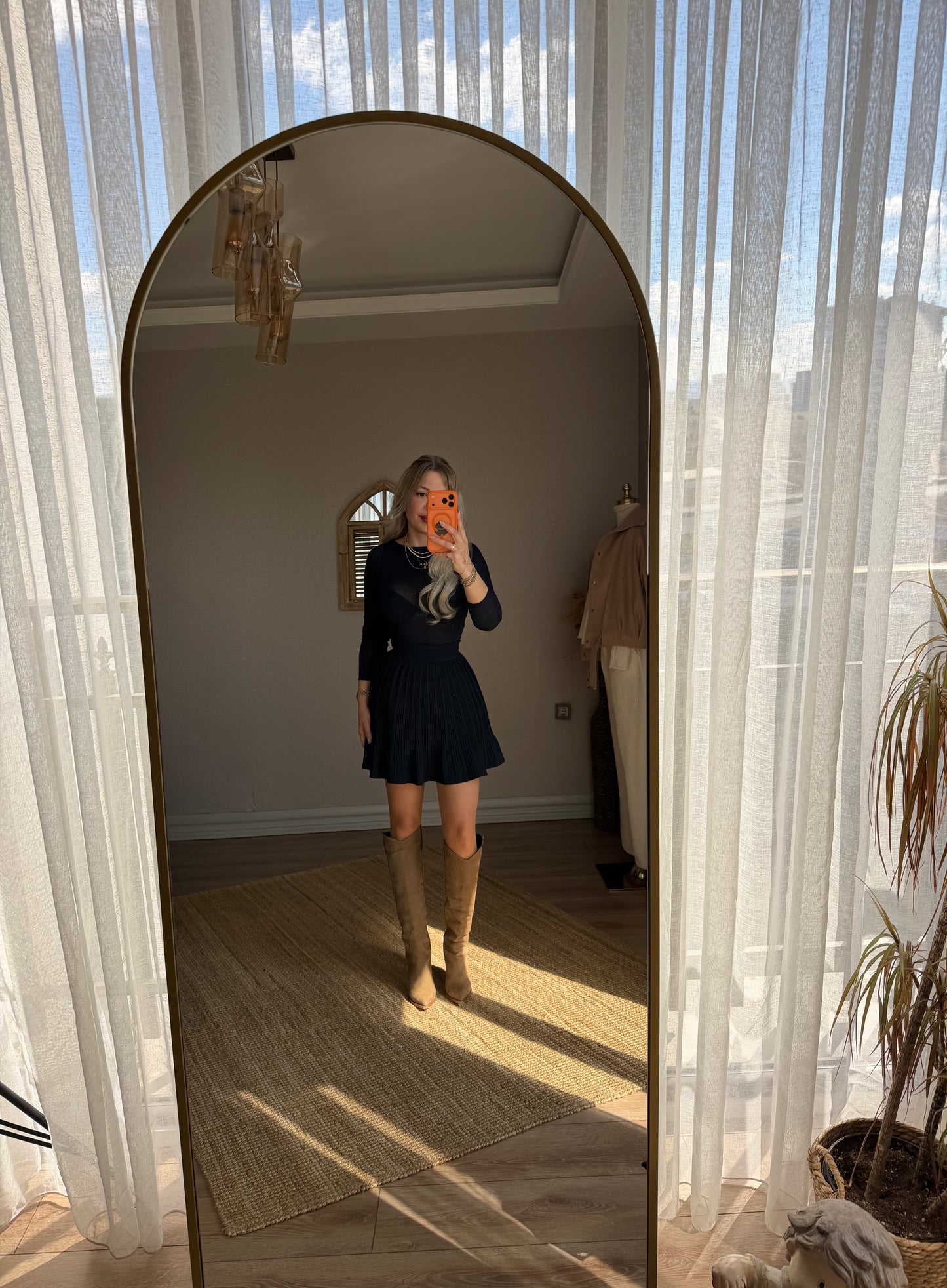 DİLVN LACİVERT KAŞMİR BLUZ
