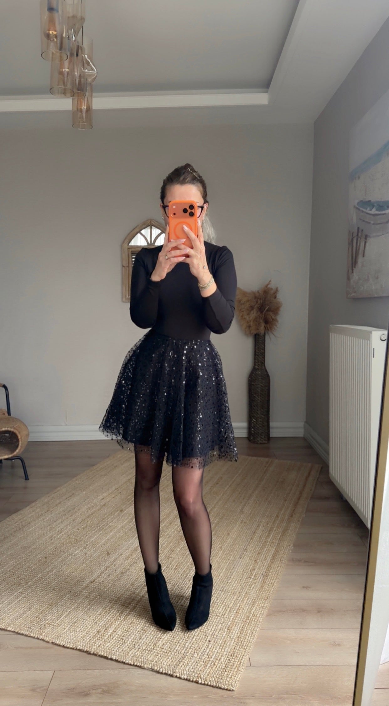 PULLU İNCİLİ ETEK