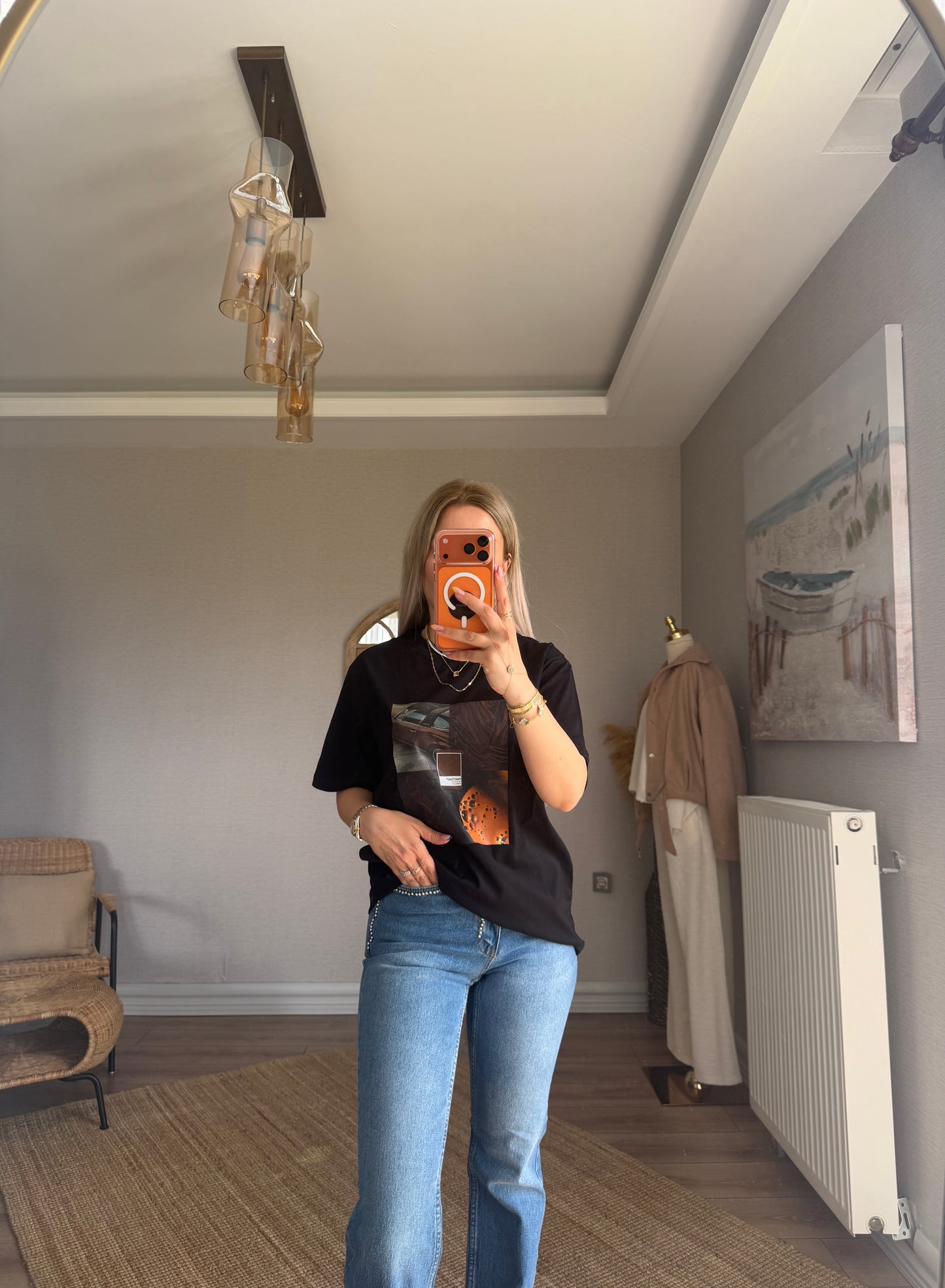 ZARA SİYAH TİŞÖRT