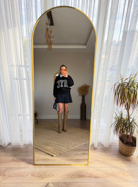 LACİVERT PİLİLİ ETEK