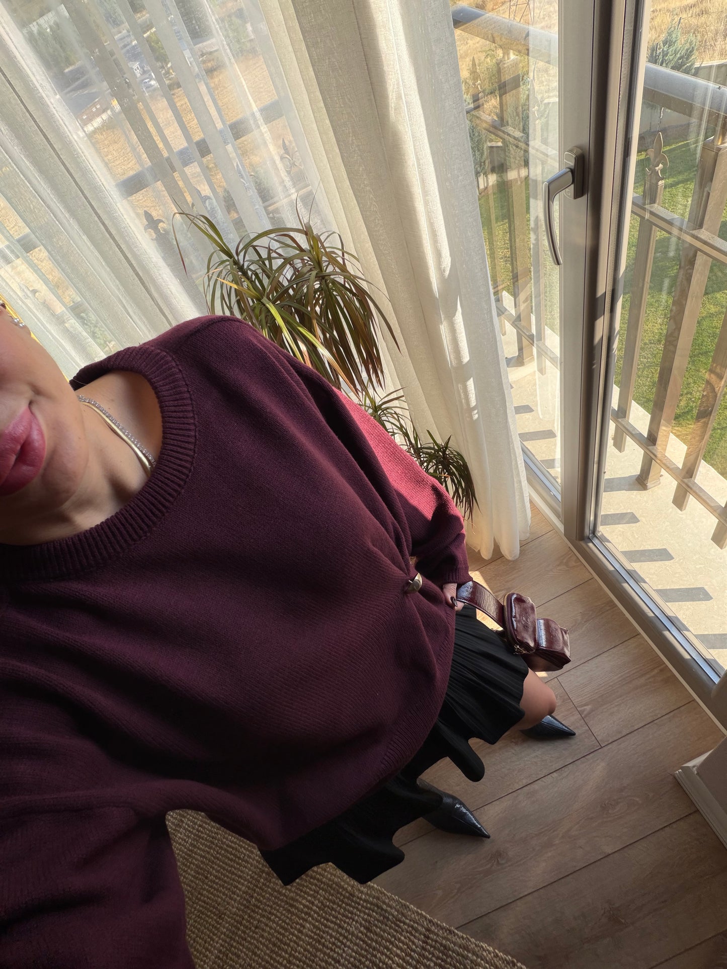 BİSİKLET YAKA KAZAK