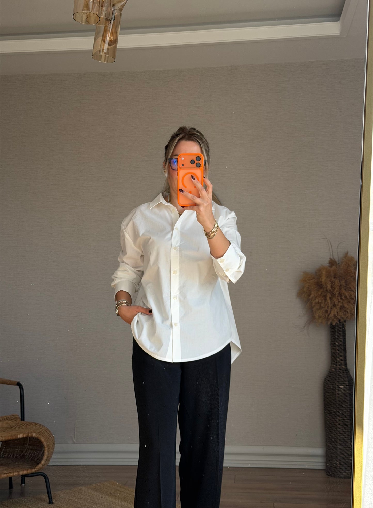 DİLVİN POPLİN GÖMLEK