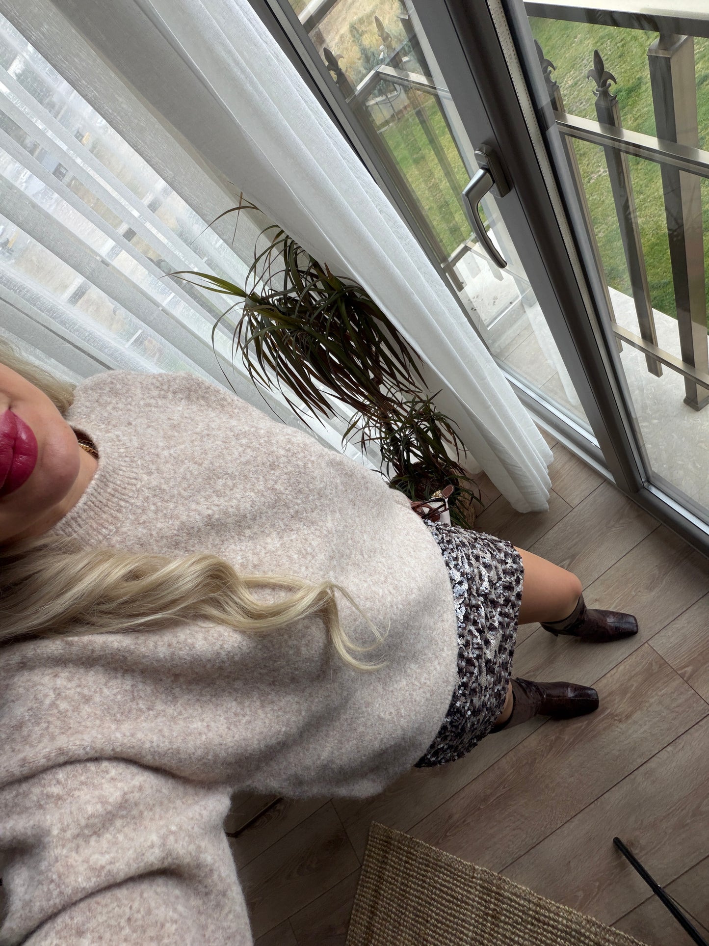 DİLVİN KREM BİSİKLET YAKA KAZAK